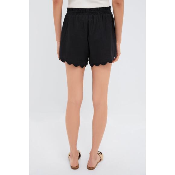 TUCKERNUCK Black Linen Ava Short Size M NWT Retail $128 Tuckernuck - Picture 2 of 8